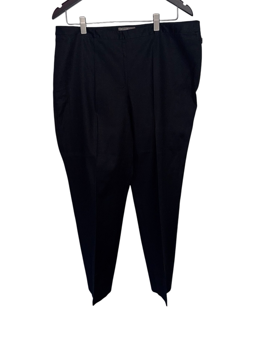 Tommy Bahama Black Linen Side Zip Pants Size 14